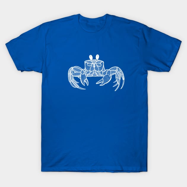 Atlantic Ghost Crab - cute and cool animal design - dark colors T-Shirt by Green Paladin